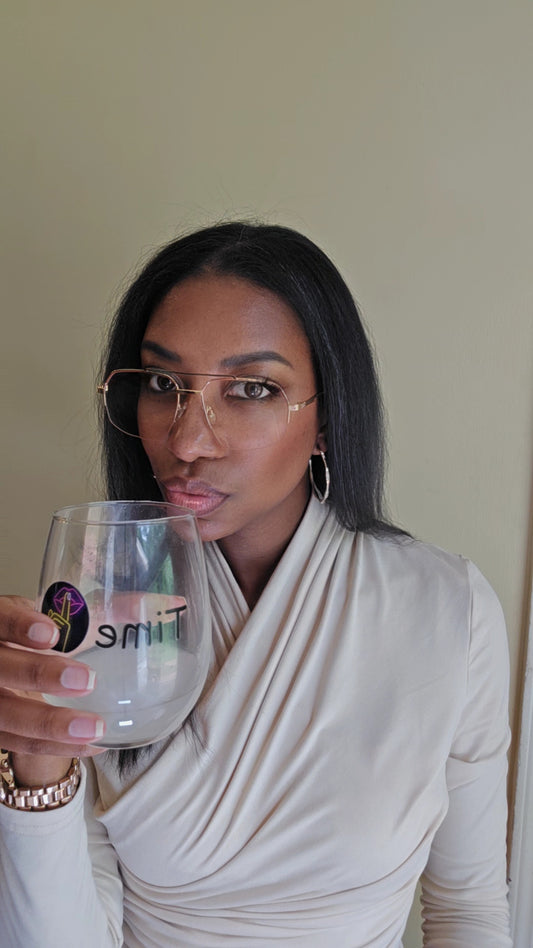TimeOut Stemless wine glass