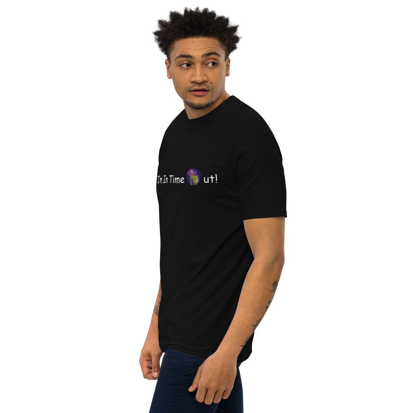 I'm In TimeOut! Men’s premium heavyweight tee