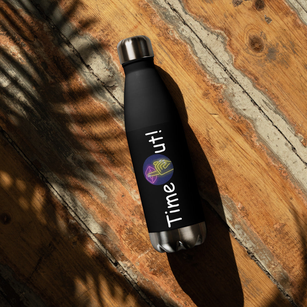 Time Out! Stainless Steel Water Bottle