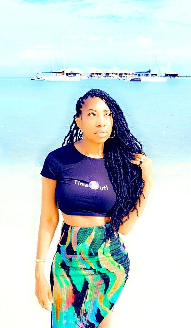 TimeOut Women's Reset Crop Tee