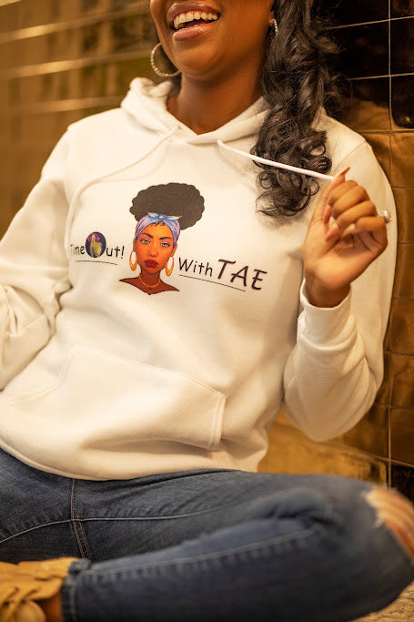 Time Out! With Tae Unisex hoodie