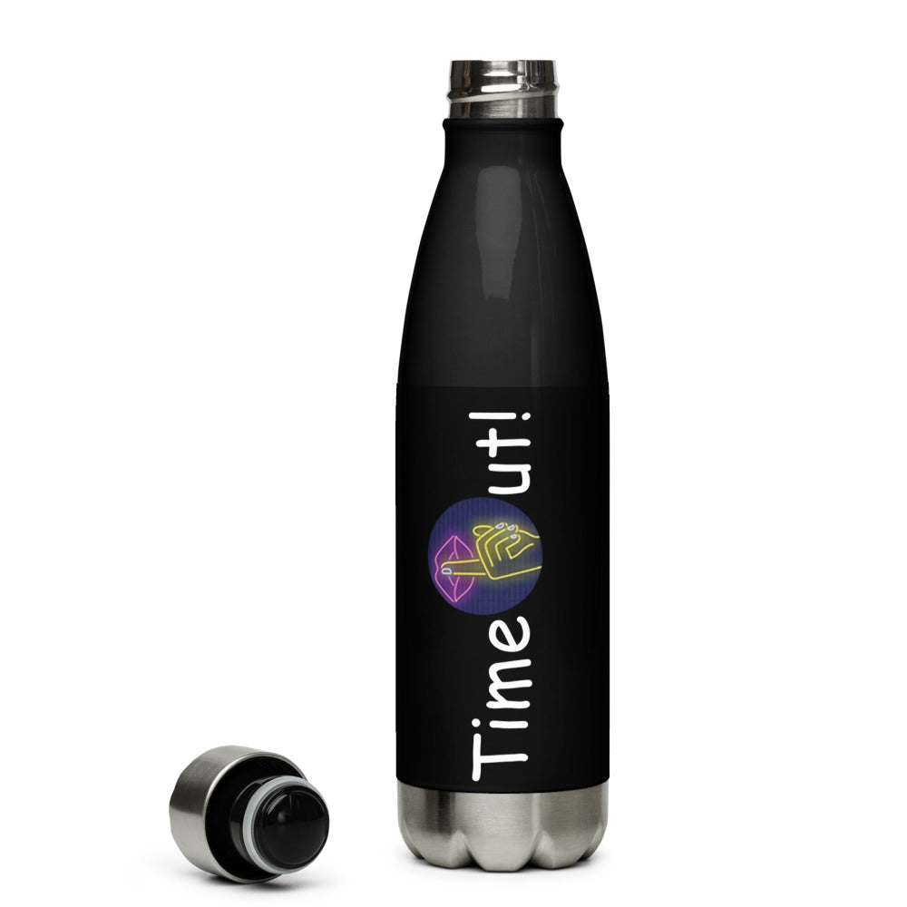 Time Out! Stainless Steel Water Bottle