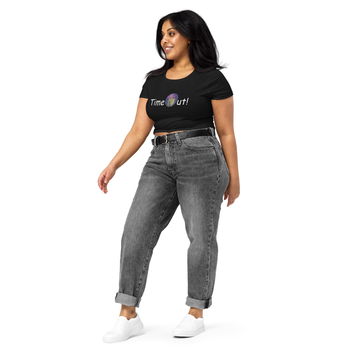 Time Out! Women’s Crop Tee